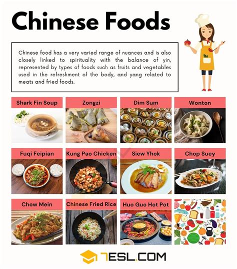 chibese food|chinese food list with pictures.